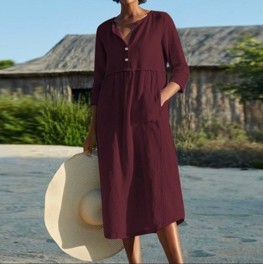 Halbarm | Boho-Kleid