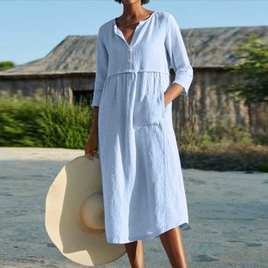 Halbarm | Boho-Kleid