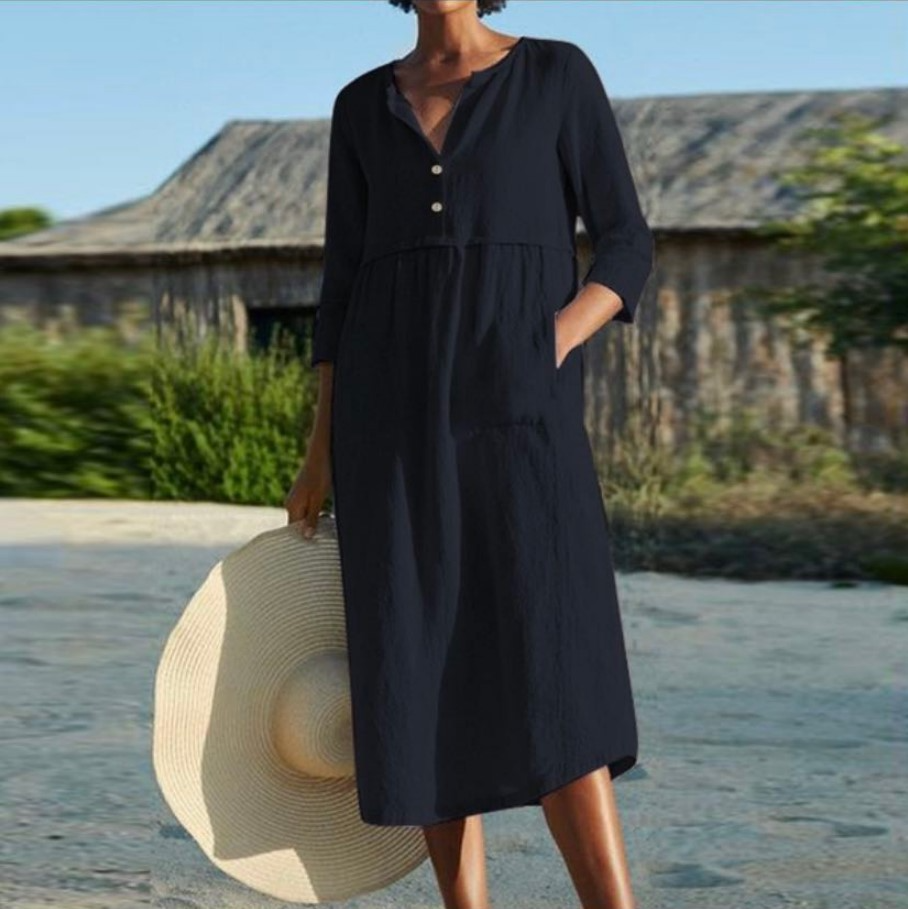 Halbarm | Boho-Kleid
