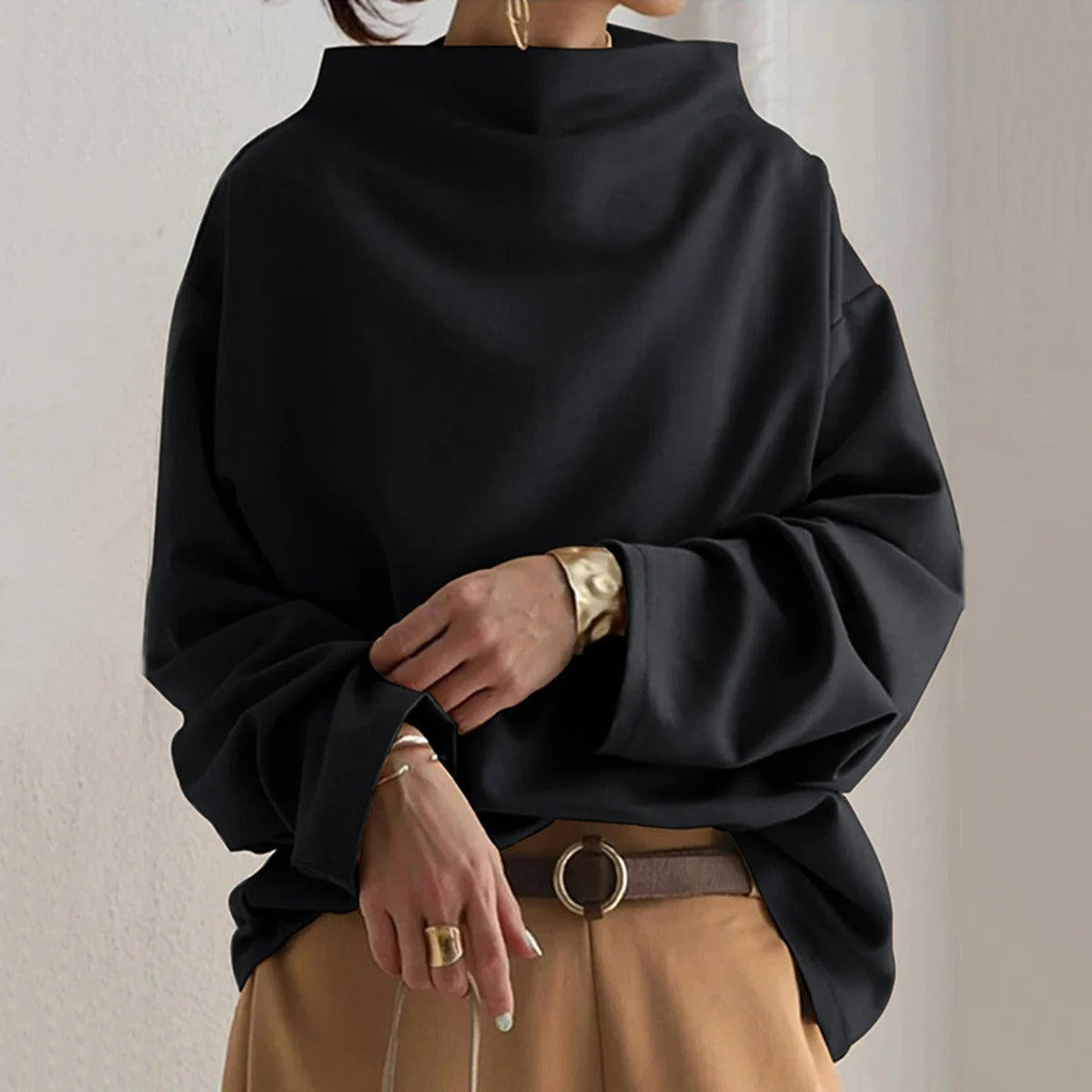 Fern | Stilvoller langärmeliger Pullover für Frauen