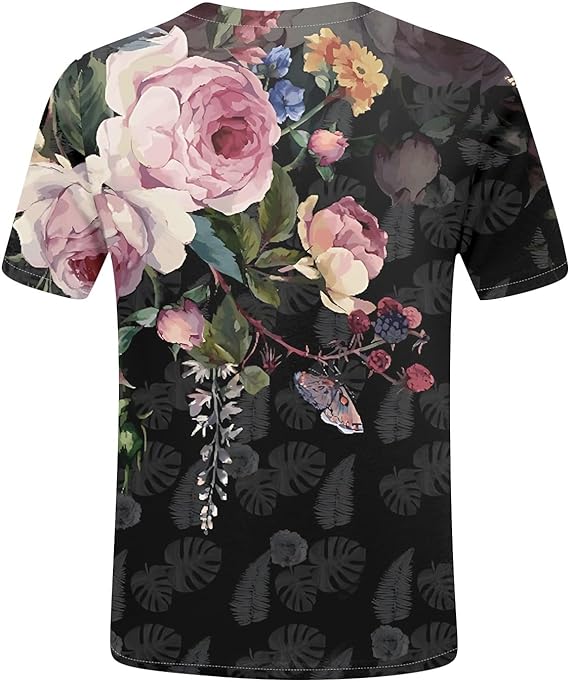 Anna | Vintage-T-Shirt mit Blumendruck