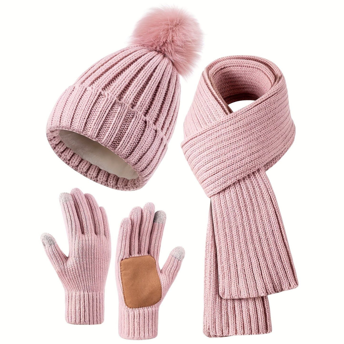 Viva Trend | 3-Teiliges Winterset Für Chicen Winterkomfort Für Frauen