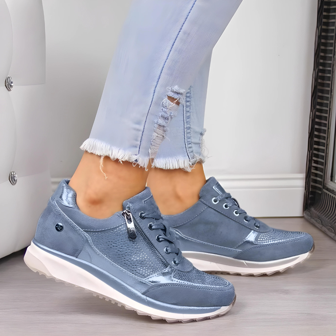 Viva Trend - Glamouröse bequeme Casual Sneakers | Sportlich-schicke Sneaker