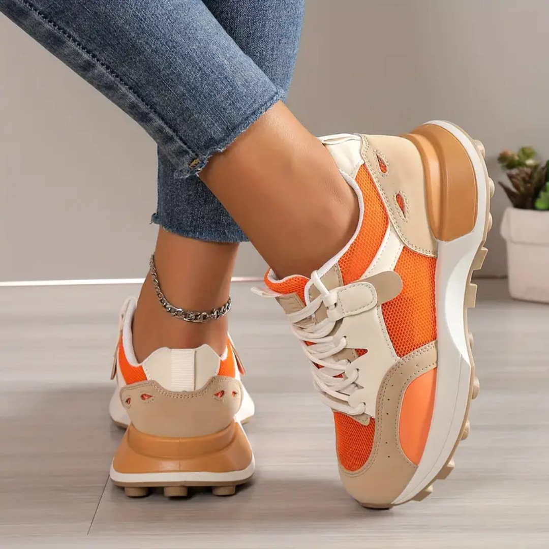 KATJA | Damen Sneakers mit Farbblockierung