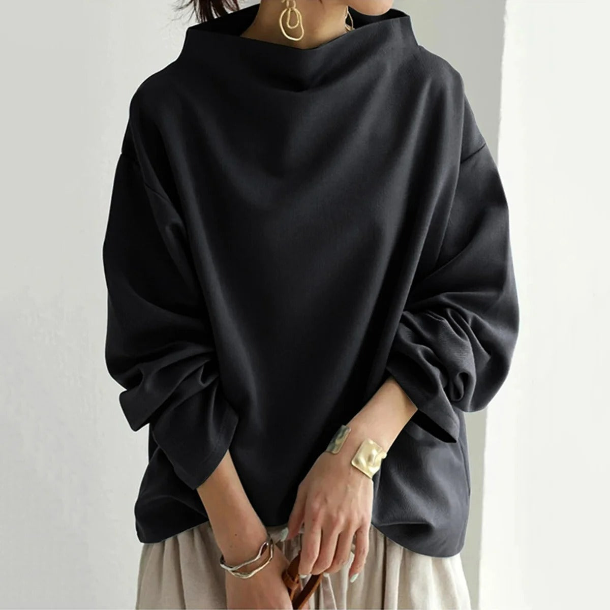 Fern | Stilvoller langärmeliger Pullover für Frauen