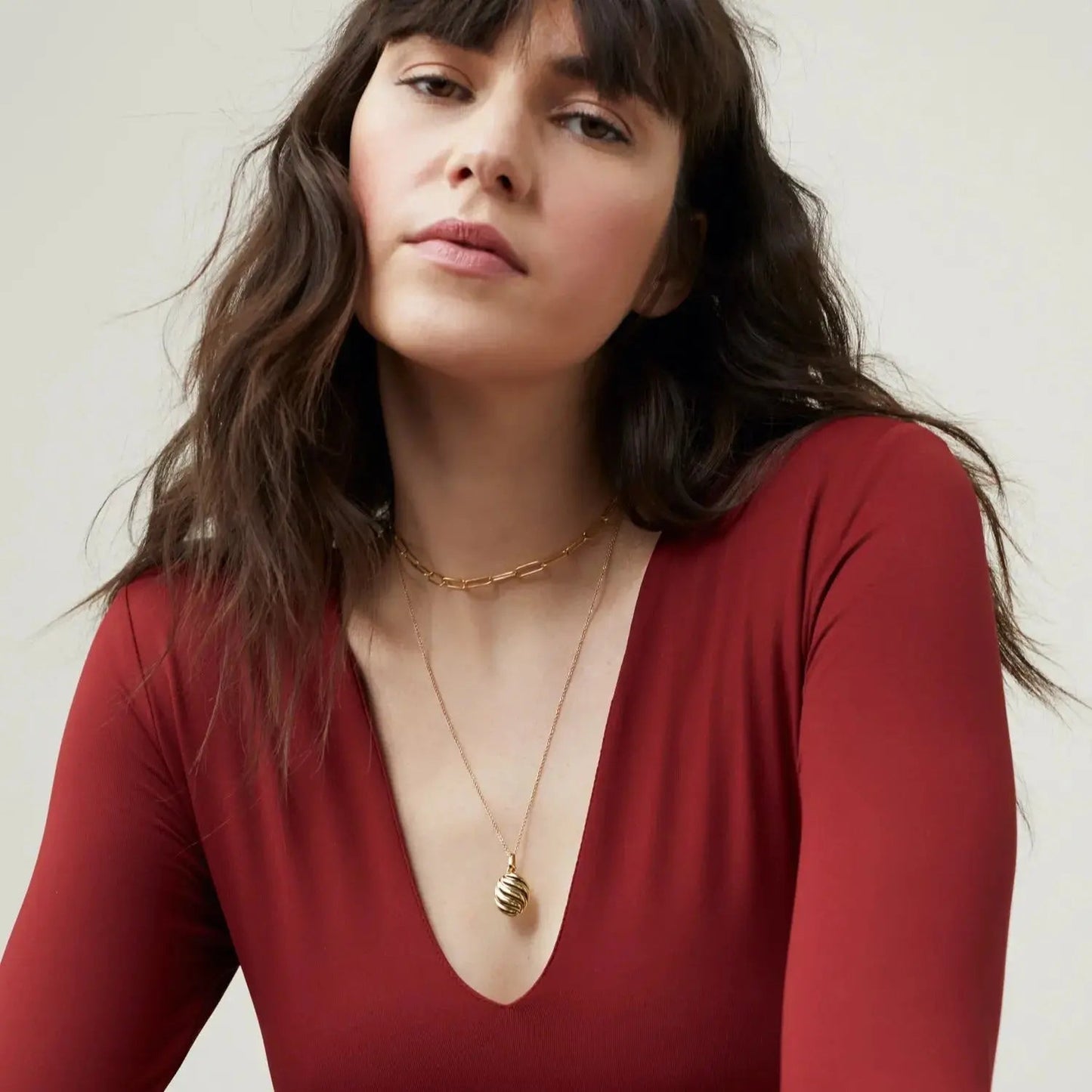 Viva Trend | Elegante vergoldete Spiralkette