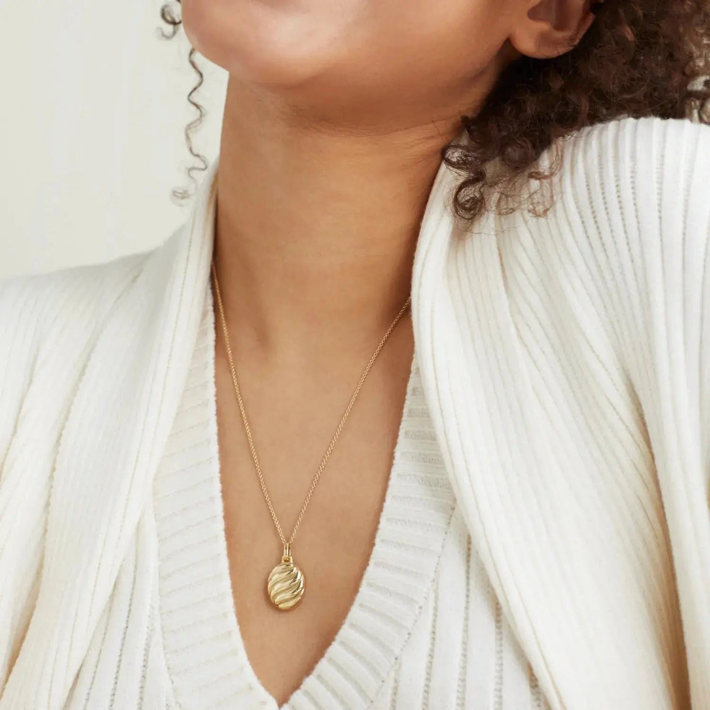 Viva Trend | Elegante vergoldete Spiralkette