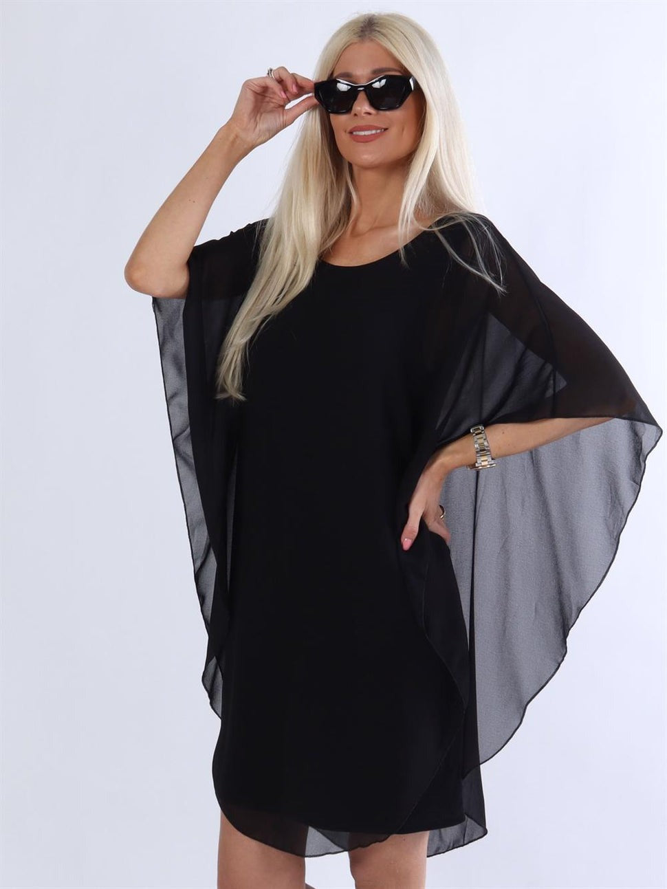 Kenia | Tunikakleid mit Chiffonschichten