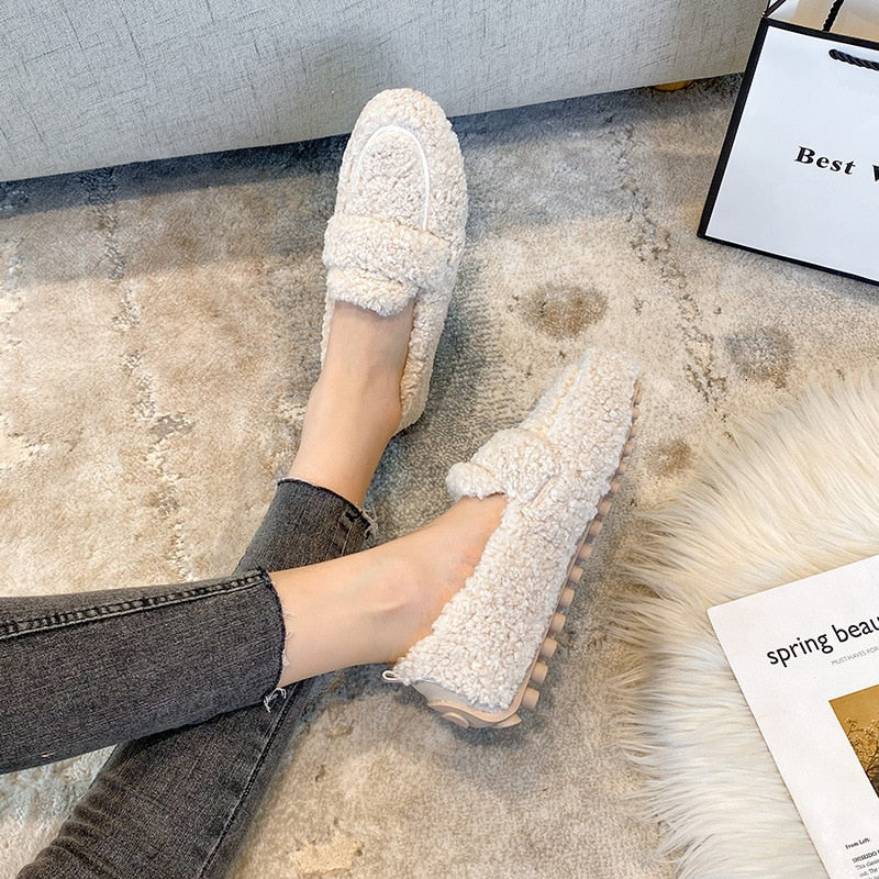 Mara | Plüsch Hausschuhe Schuhe