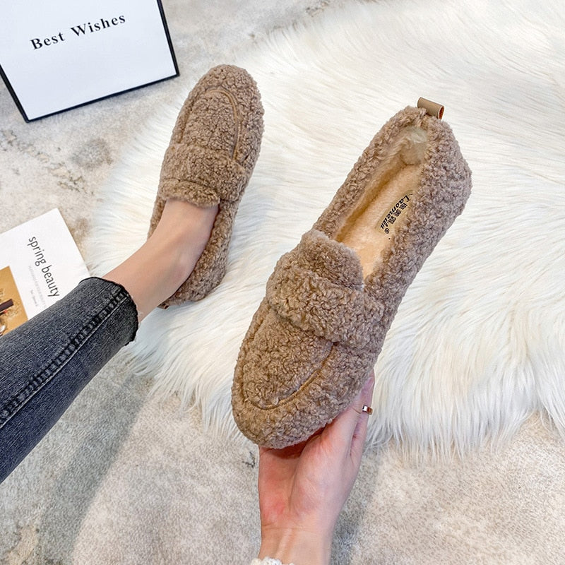 Mara | Plüsch Hausschuhe Schuhe