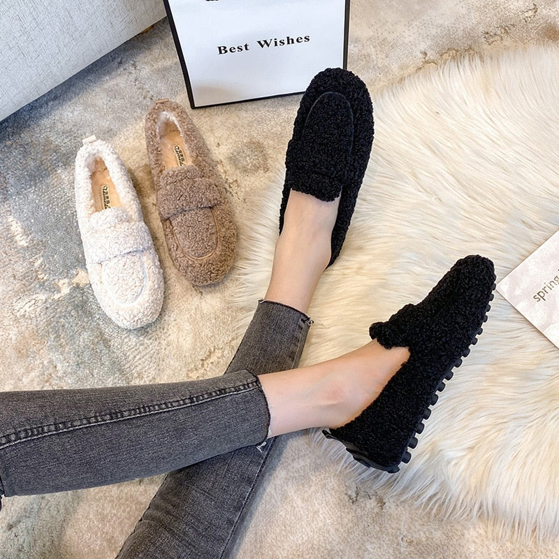 Mara | Plüsch Hausschuhe Schuhe