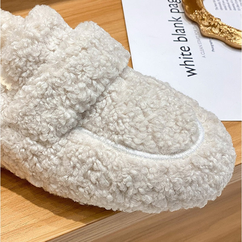 Mara | Plüsch Hausschuhe Schuhe