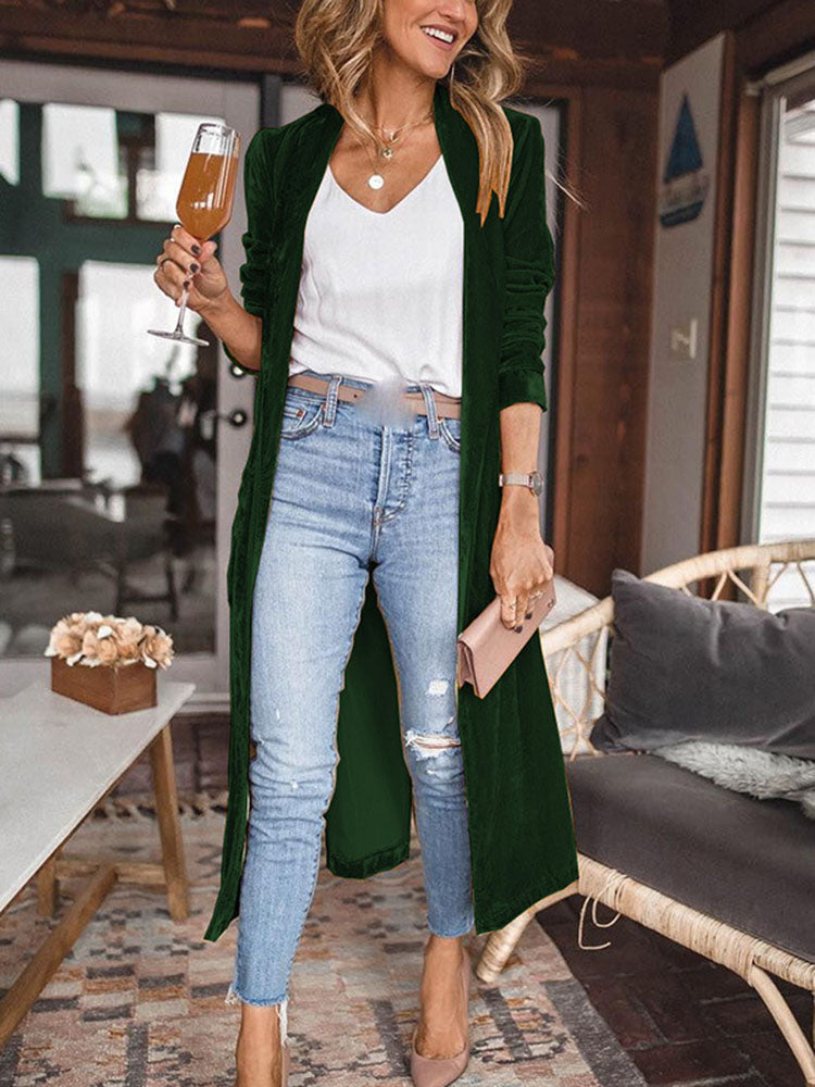 Viva Trend | Uplifting My Way Kimono Jacke Aus Samt