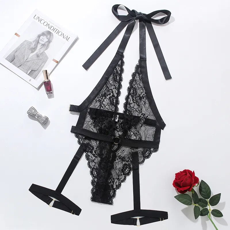 Viva Trend | Erotische Spitze Schwarz Dessous