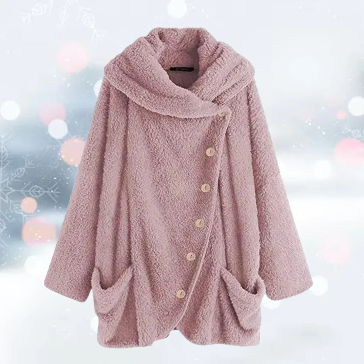 Alessandra | Die neue Mode Nach unten drehen Plüsch Weste Jacke