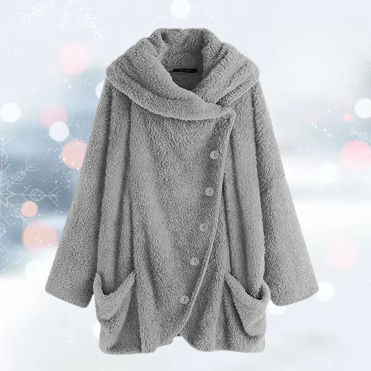 Alessandra | Die neue Mode Nach unten drehen Plüsch Weste Jacke