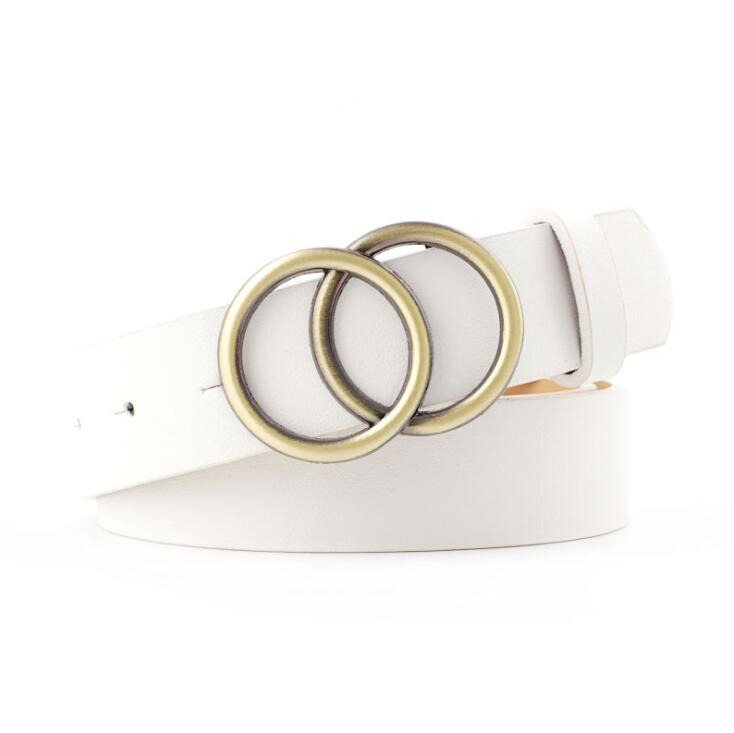 Viva Trend| Beltona - Damen-Ledergürtel mit O-Ring-Schnalle