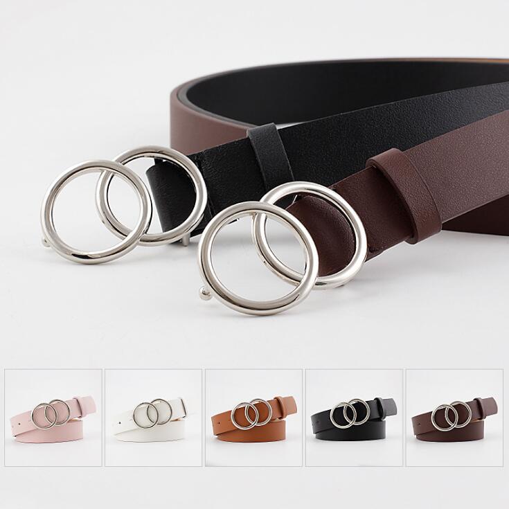 Viva Trend| Beltona - Damen-Ledergürtel mit O-Ring-Schnalle