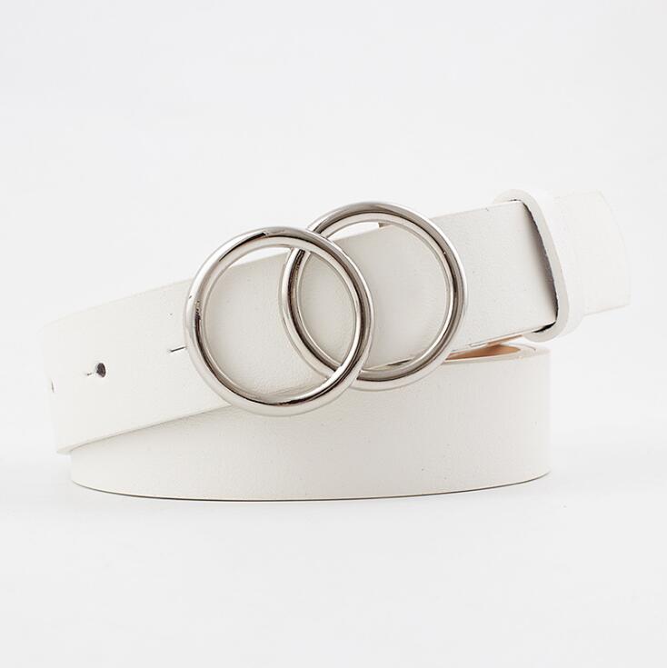 Viva Trend| Beltona - Damen-Ledergürtel mit O-Ring-Schnalle