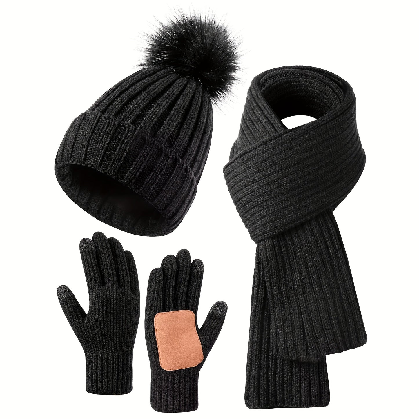 Viva Trend | 3-Teiliges Winterset Für Chicen Winterkomfort Für Frauen