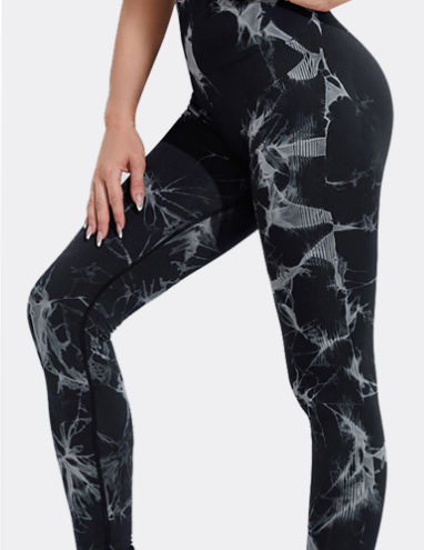Viva Trend | Langlebige nahtlose Tie Dye Leggings Frauen Yoga-Hosen