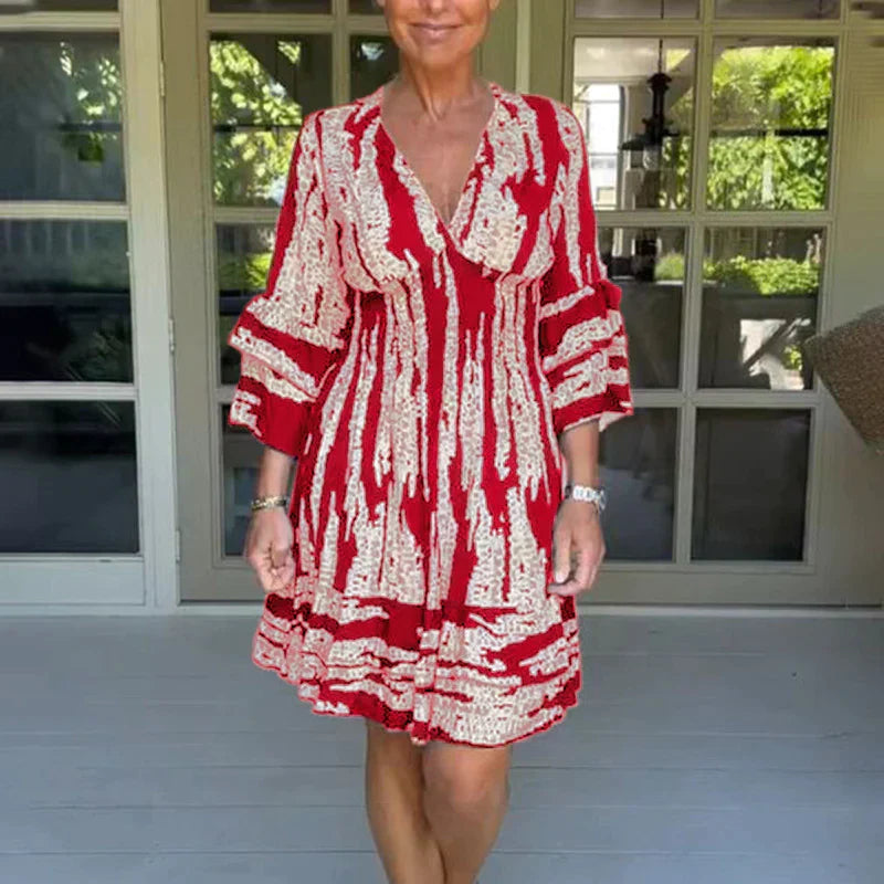 Alese | Doppellagiges langärmeliges Kleid
