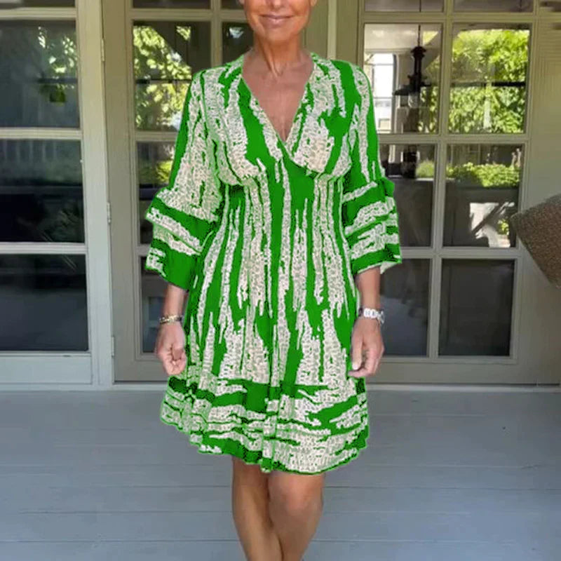 Alese | Doppellagiges langärmeliges Kleid