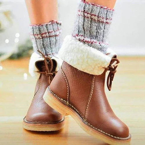 LINA | WASSERDICHTE STIEFEL MIT WOLLFUTTER