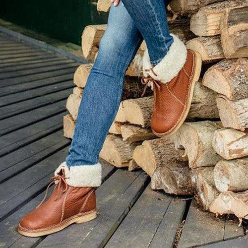 LINA | WASSERDICHTE STIEFEL MIT WOLLFUTTER