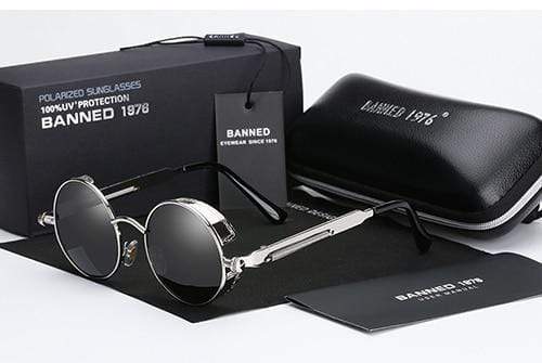 Viva Trend| polarisierte Steampunk-Sonnenbrille