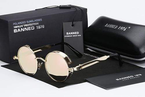 Viva Trend| polarisierte Steampunk-Sonnenbrille