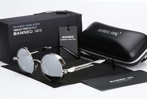 Viva Trend| polarisierte Steampunk-Sonnenbrille