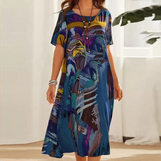 Joelle | Farbiges Midikleid