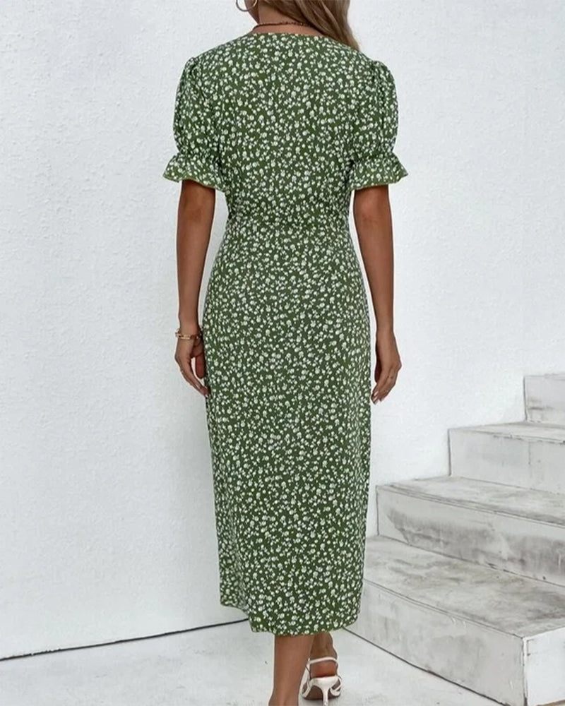 Daya | Feines Kleid mit Knöpfen