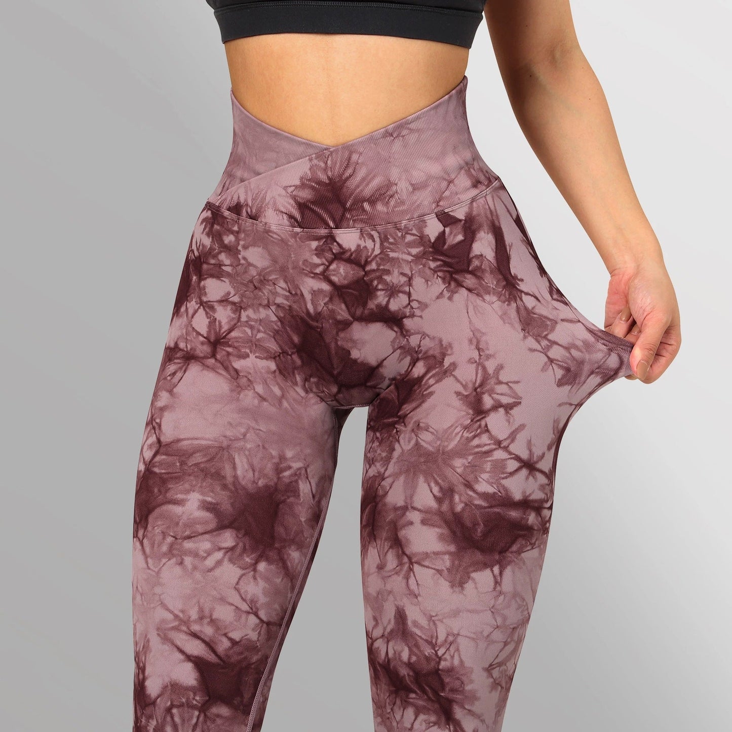 Viva Trend | Langlebige nahtlose Tie Dye Leggings Frauen Yoga-Hosen