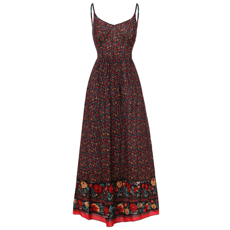 Böhmisches Kleid mit Trägern | AMY