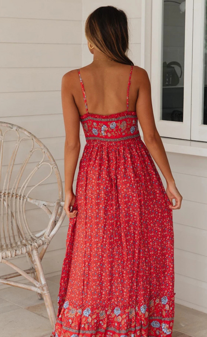 Böhmisches Kleid mit Trägern | AMY