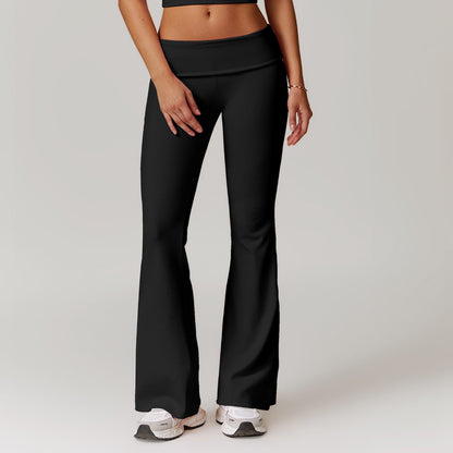 Viva Trend | Sophistizierte Fitness Enganliegende Flare Yoga-Hose