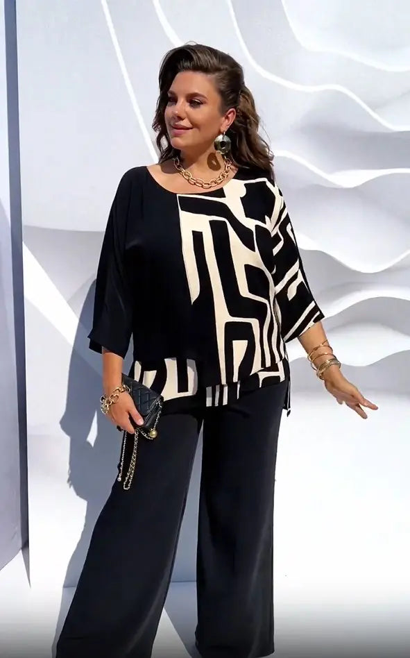 Linda | Neues atmungsaktives Chiffon-Top