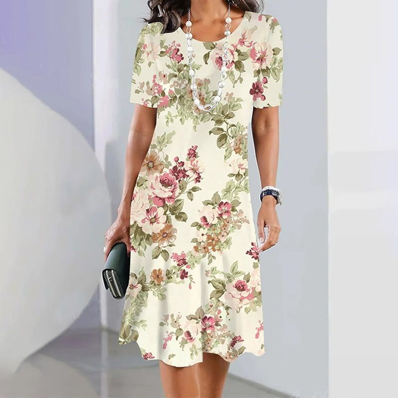 Grace | Elegantes Kleid mit Blumen