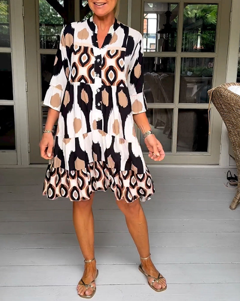 Karen | Bedrucktes Kleid