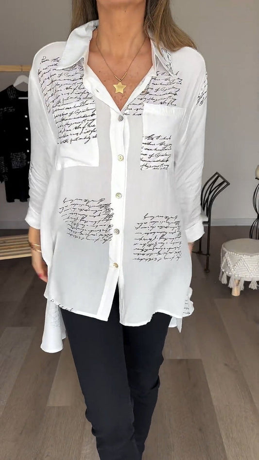 Helena | Elegante und komfortable Button-Down-Bluse