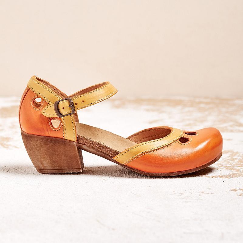 Amalia | Bequeme Sandalen mit niedrigen Absätzen