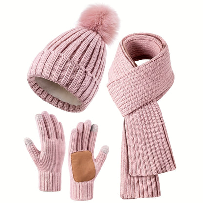 Viva Trend | 3-Teiliges Winterset Für Chicen Winterkomfort Für Frauen