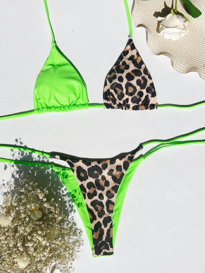 Joanna | Zweiteiliges Bikini-Set mit Leopardenmuster