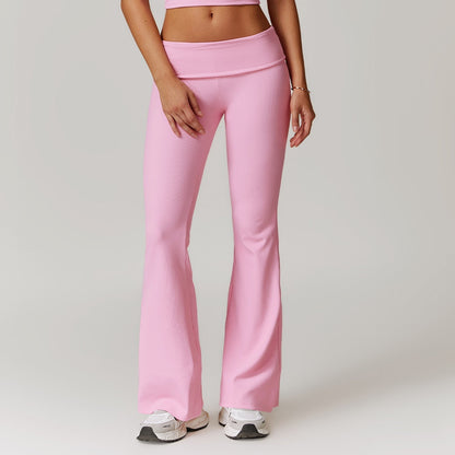 Viva Trend | Sophistizierte Fitness Enganliegende Flare Yoga-Hose