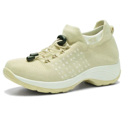 Viva Trend - Atmungsaktive Slip-On-Sportschuhe zum Gehen für Damen | Leichte Slip-On-Wander-Sneaker aus Mesh für Damen