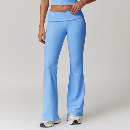 Viva Trend | Sophistizierte Fitness Enganliegende Flare Yoga-Hose