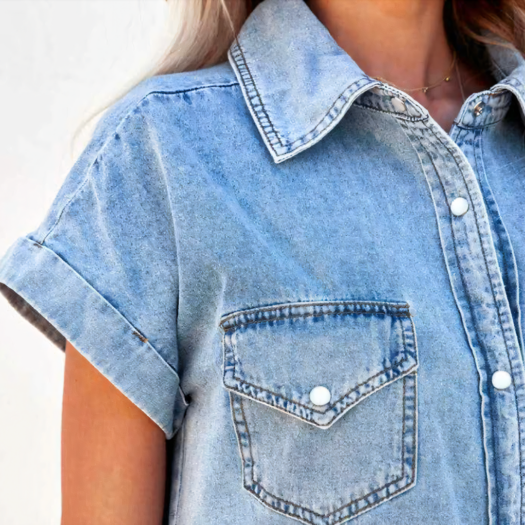 Jolijn | Stylisches Jeanskleid