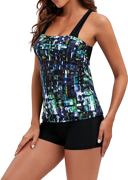 Viva Trend | Geo Chic Tankini Set